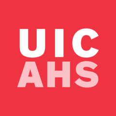 UIC AHS red circle logo