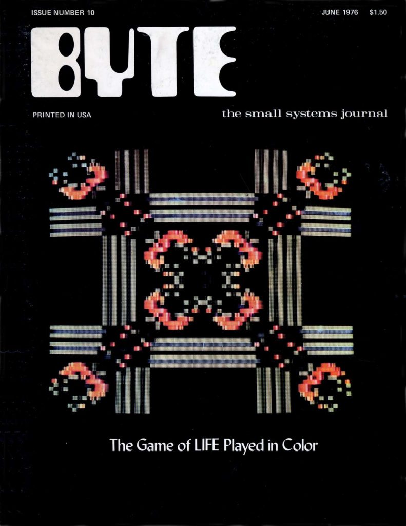 Byte magazine - the game of life played in color